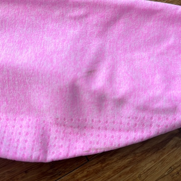 PINK Active Victorias Secret Hot Pink Cropped Long Sleeve - Picture 3 of 6